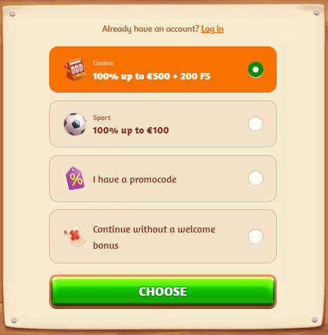 Billybets Casino login